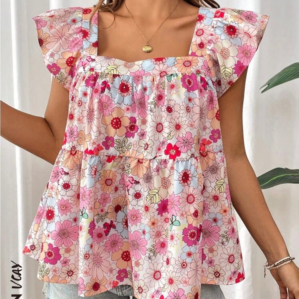 Retro / Vacay SHEIN Top